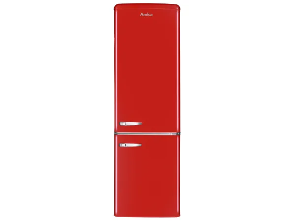AMICA FK2965.3RAA Kühlschrank 181 cm Rot Retro SlimSize 244 l – Bild 4