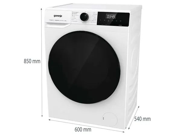 Waschmaschine GORENJE WNHAI84APS/PL + DHNA82/PL + Waschmaschinen-Trockner-Anschluss SKHNE80W/PL – Bild 2